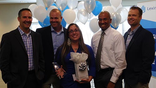 Lexington Law managers presented with an award