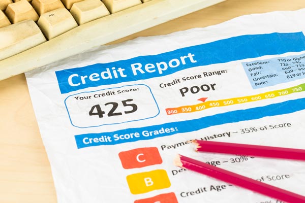 late payment bad credit report
