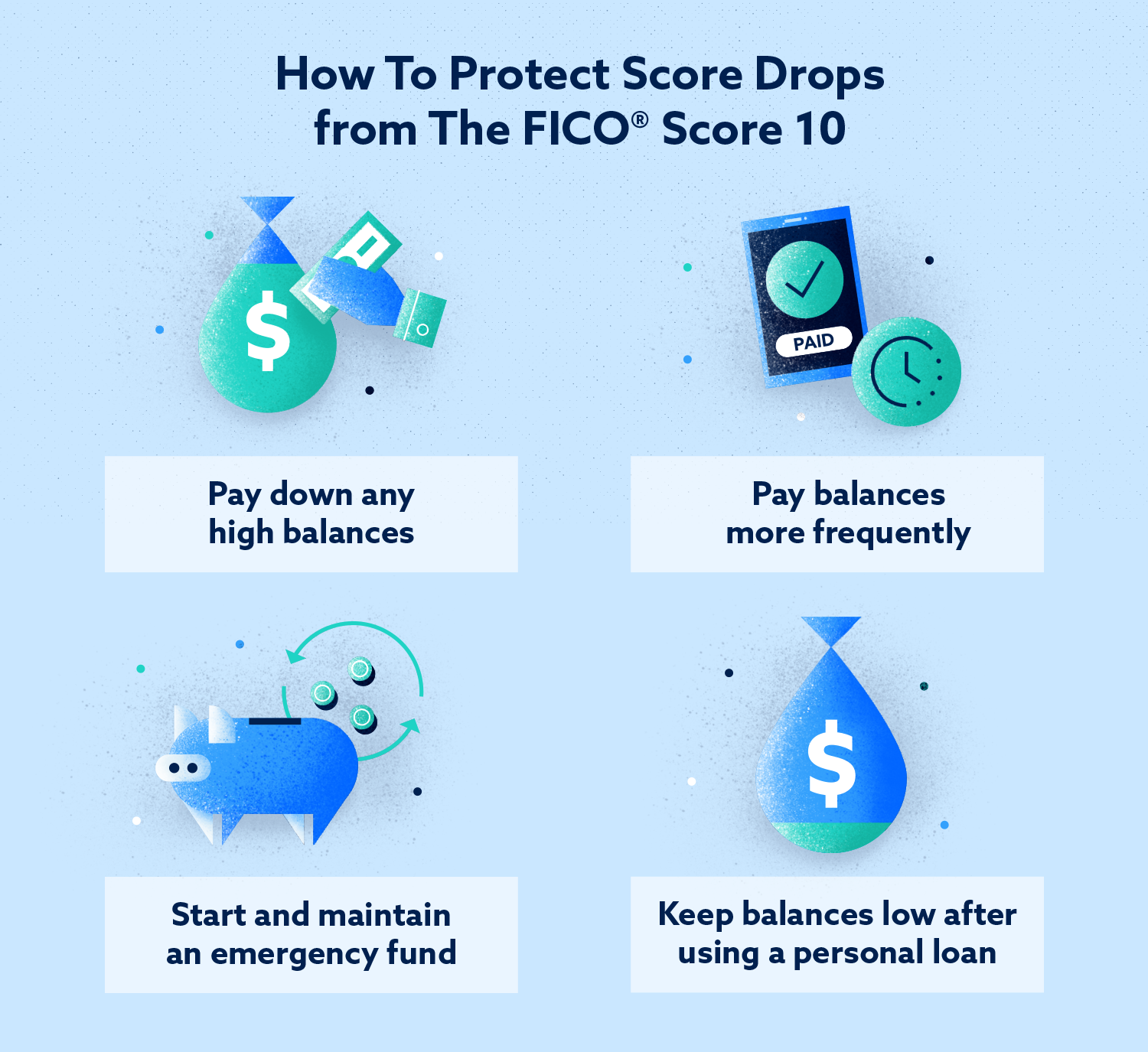 how to protect score drops from the fico score 10