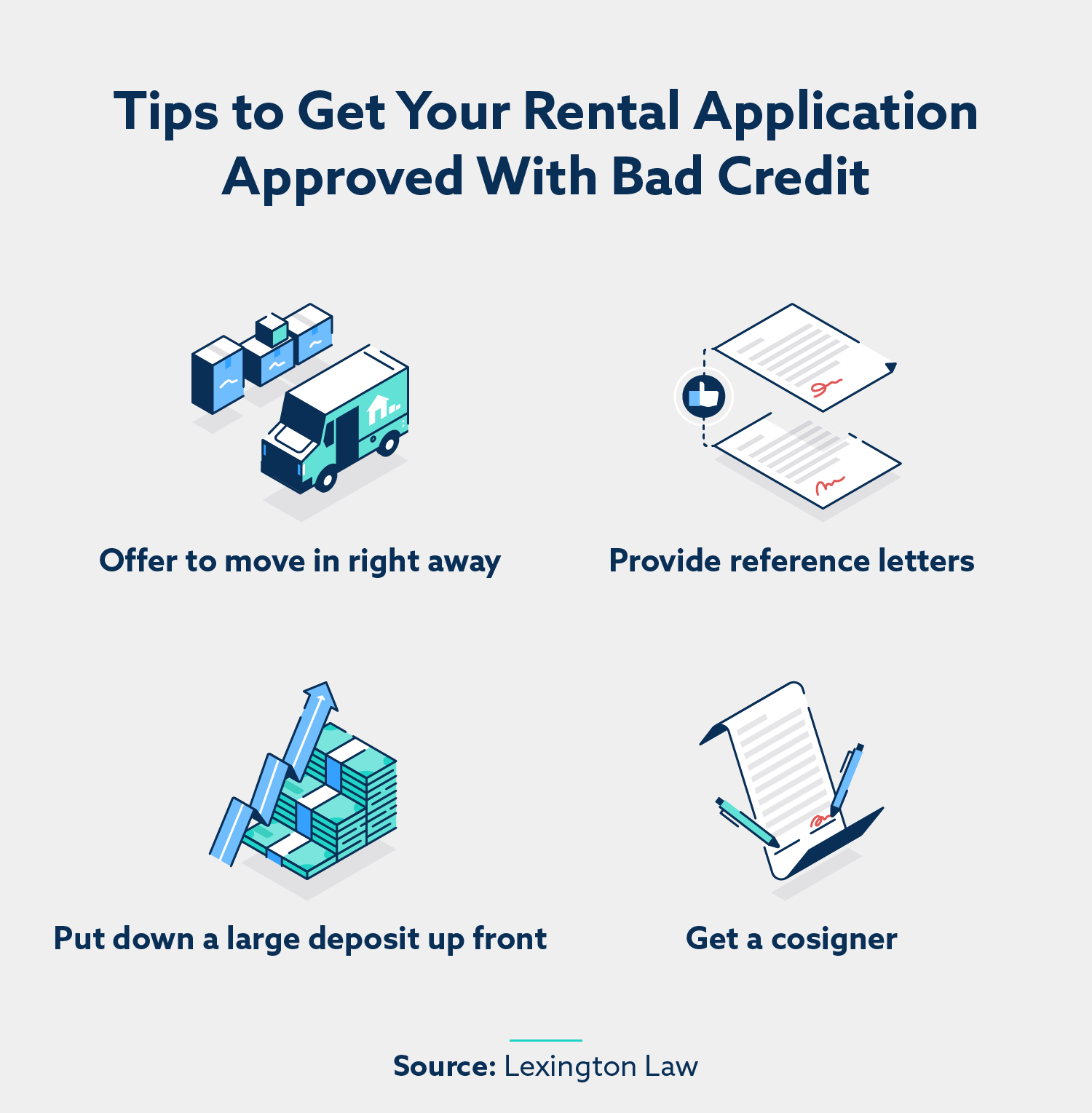 Tips to get rental application approved with bad credit