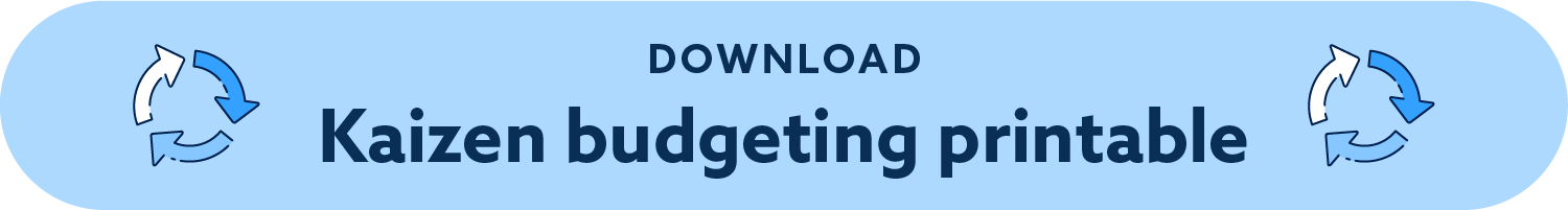 Download Kaizen budgeting printable