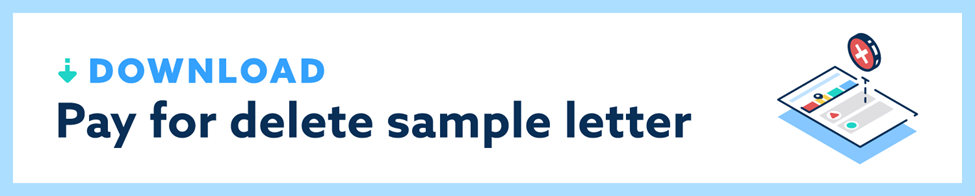 Download Pay for delete sample letter