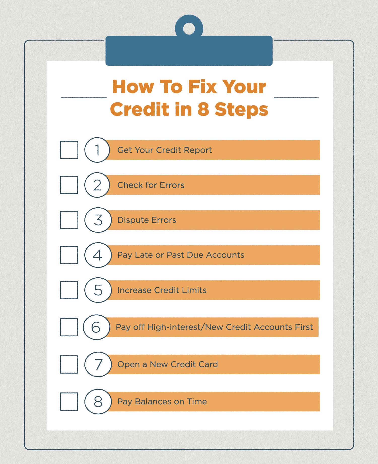 How To Fix Credit In 8 Easy Steps