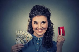 What happens to your credit when you withdraw cash from your credit card