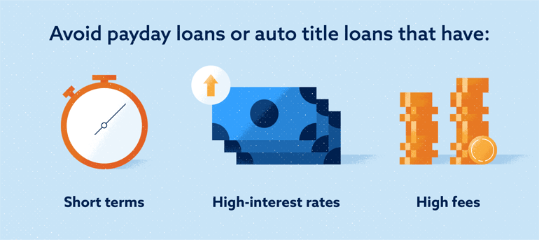 Avoid payday loans image