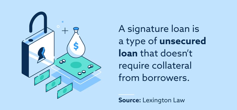 signature-unsecured-personal-loan