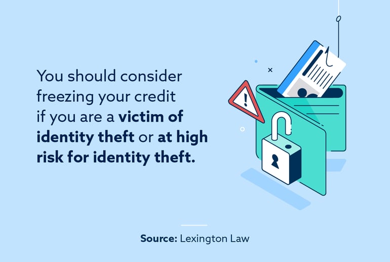 how to freeze credit